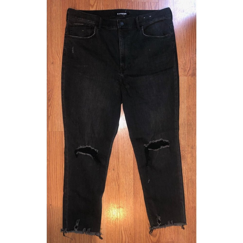 Express size 14 Ankle Extreme High Rise Jeans
